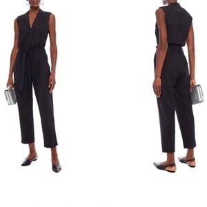 Brunello Cucinelli Belted Jumpsuit Monilli Bead embellished Jumpsuit Cropped Cut